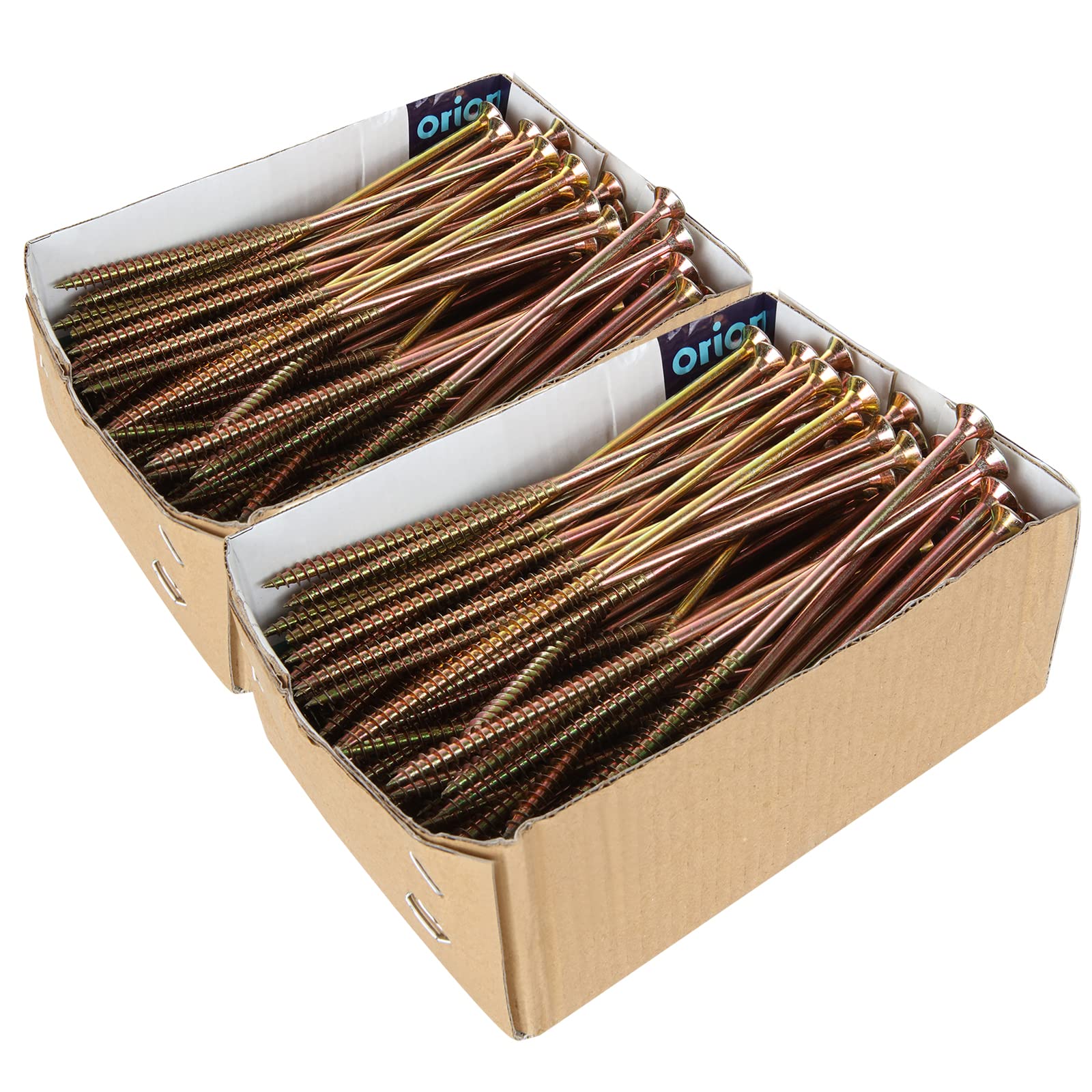 senenqu-holzschrauben-6x160mm-verzinkt-100er-pack-senkkopf image 1
