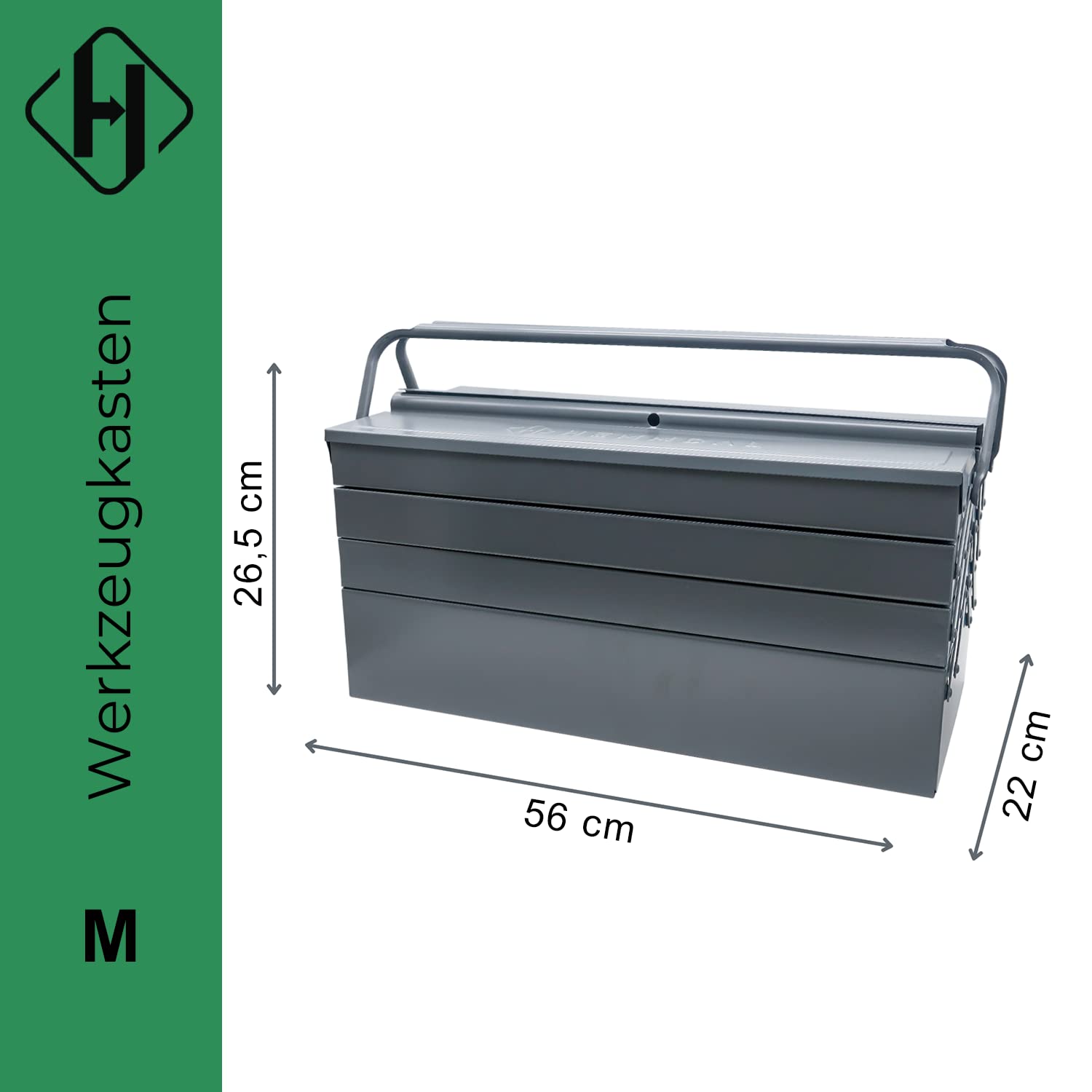 hemmdal-werkzeugk-sten-werkzeugkasten-56x22cm-stahl-7-f-cher image 2