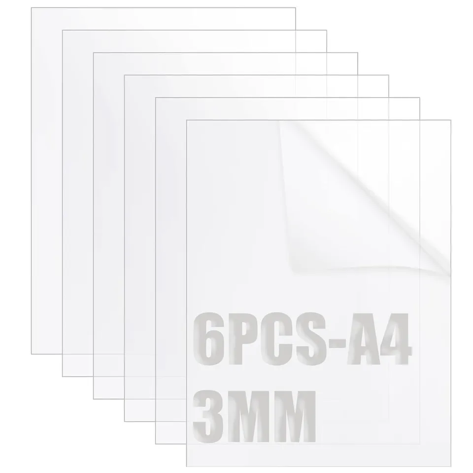 senenqu-picture-frames-a4-acrylplatte-3mm-transparent-6-st-ck image 1