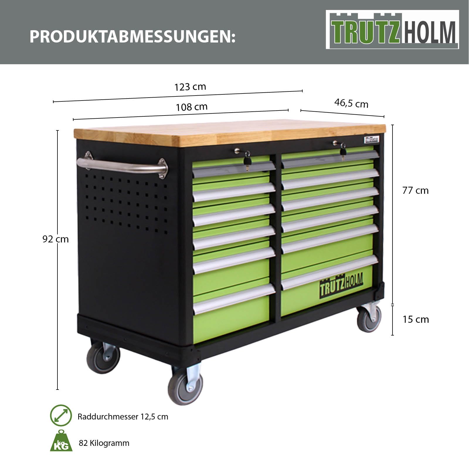 trutzholm-werkstattwagen-deluxe-12-schubladen-leer-gr-n image 2