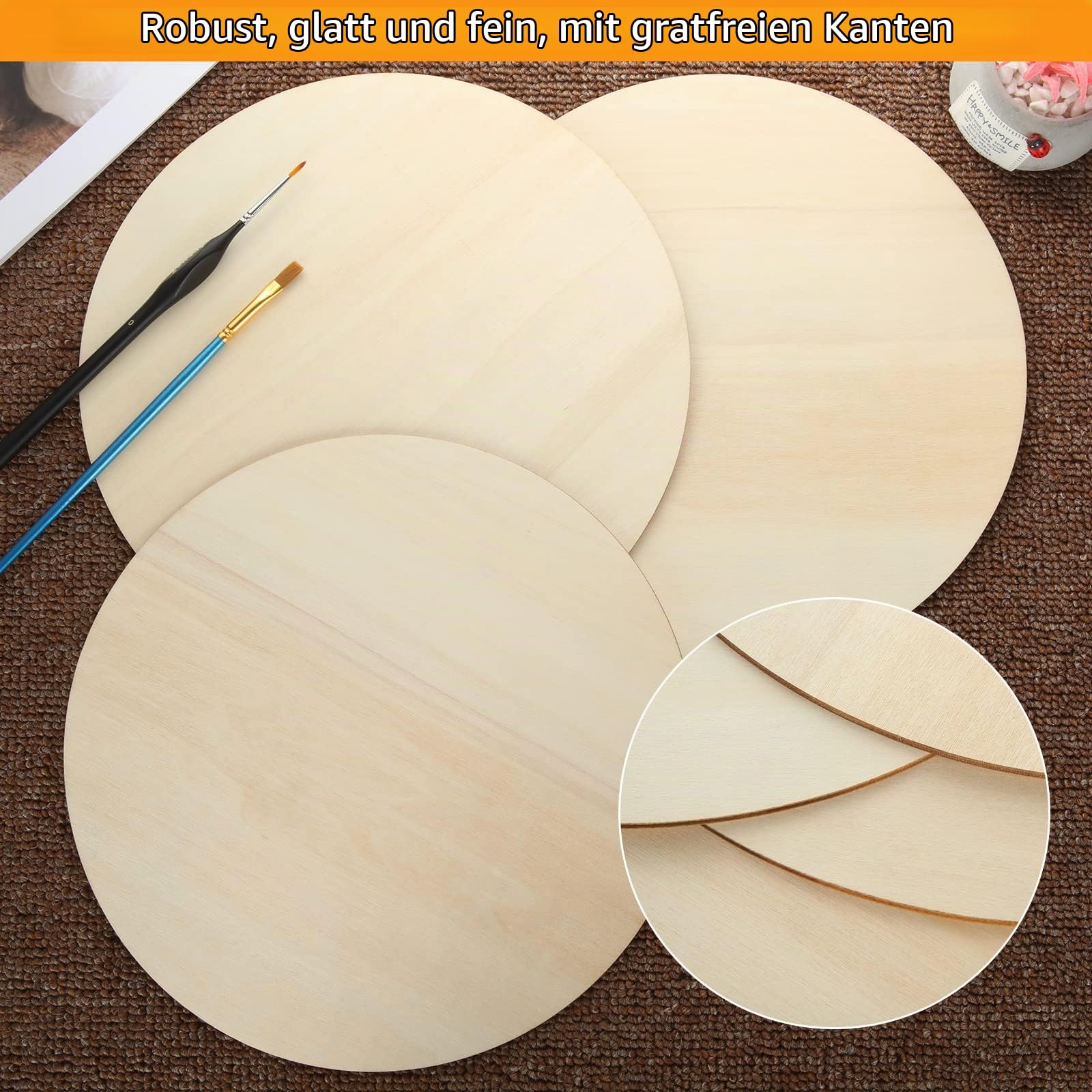 senenqu-holzscheiben-25cm-20-stk-3mm-bastelholz-rund image 3