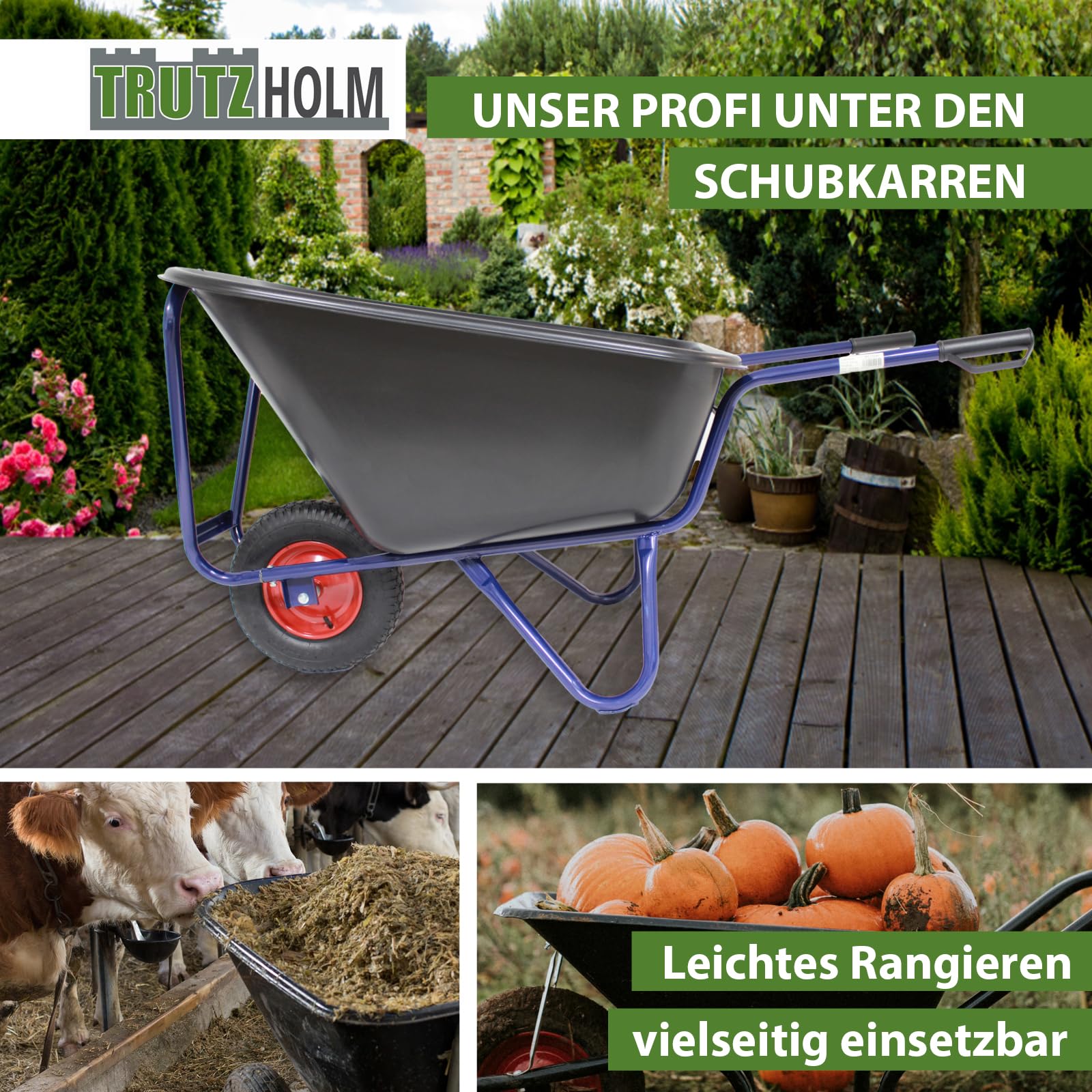 trutzholm-schubkarre-1-rad-290l-300kg-kunststoff-luftrad image 3