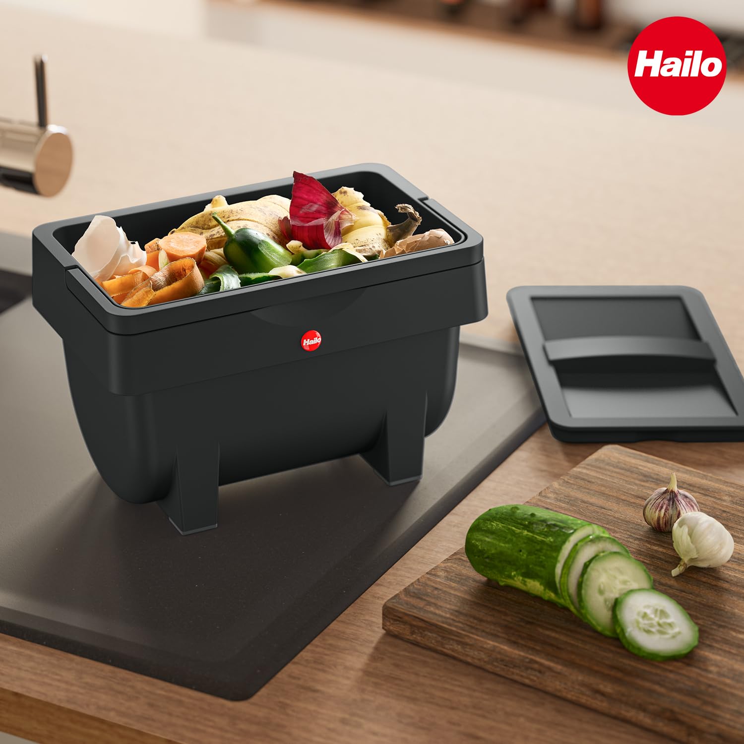 hailo-ko-mini-s-biom-lleimer-4-liter-schwarz-mit-deckel image 8