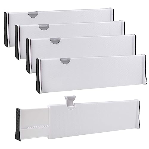 senenqu-schubladentrenner-verstellbar-4er-set-wei-10-cm-hoch image 8