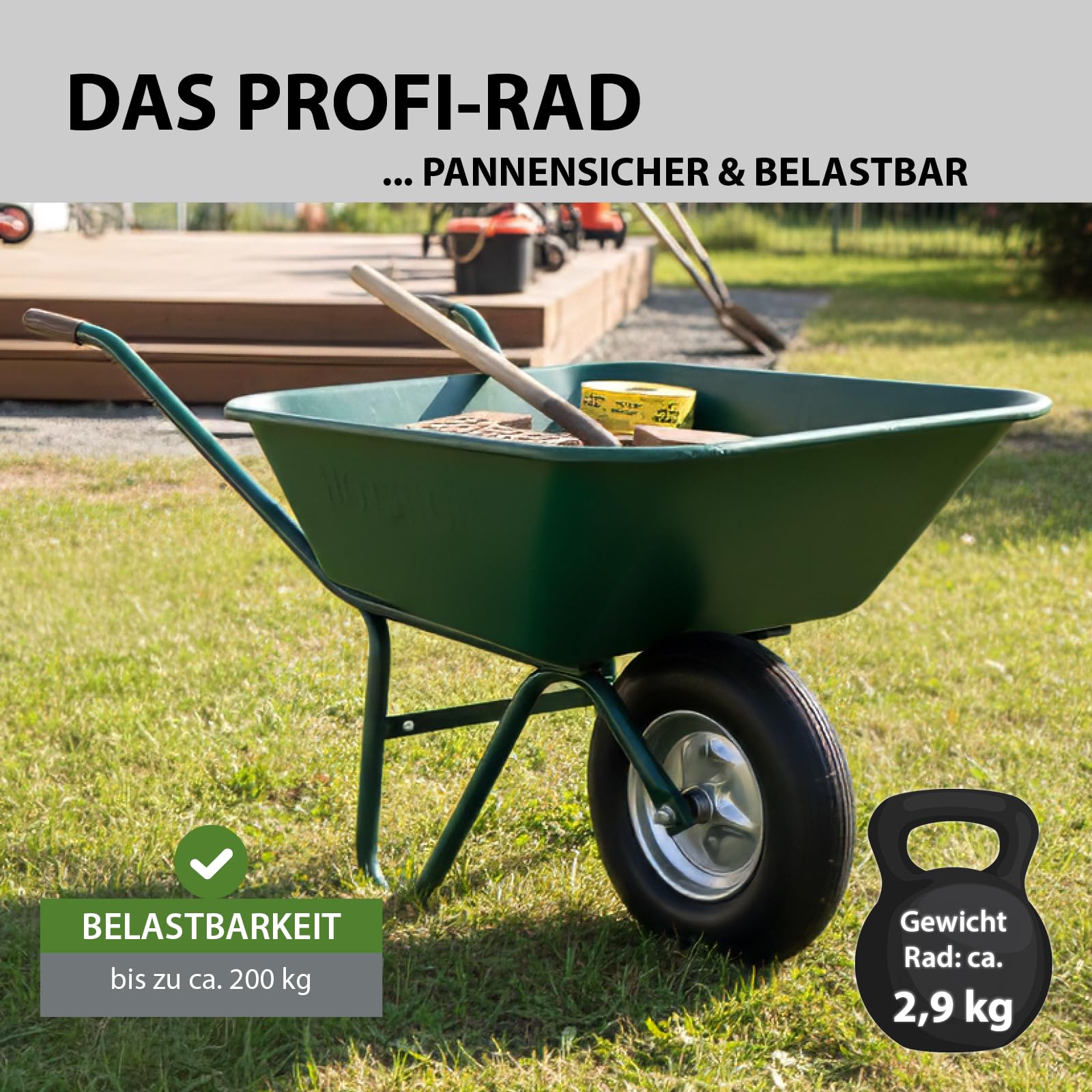 trutzholm-schubkarrenrad-4-80-4-00-8-pu-vollgummi-200kg image 4
