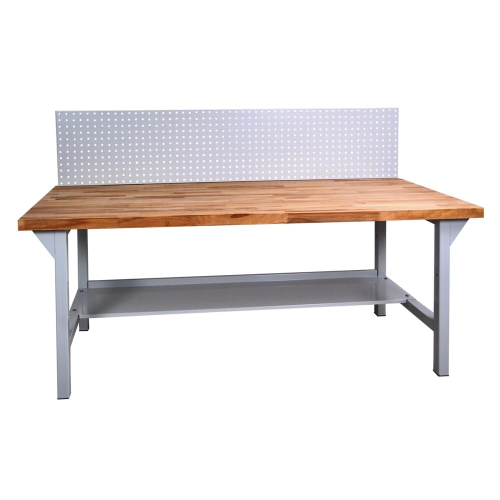hemmdal-pro-werkbank-typ-xl-200cm-anthrazit-arbeitstisch-buche image 7