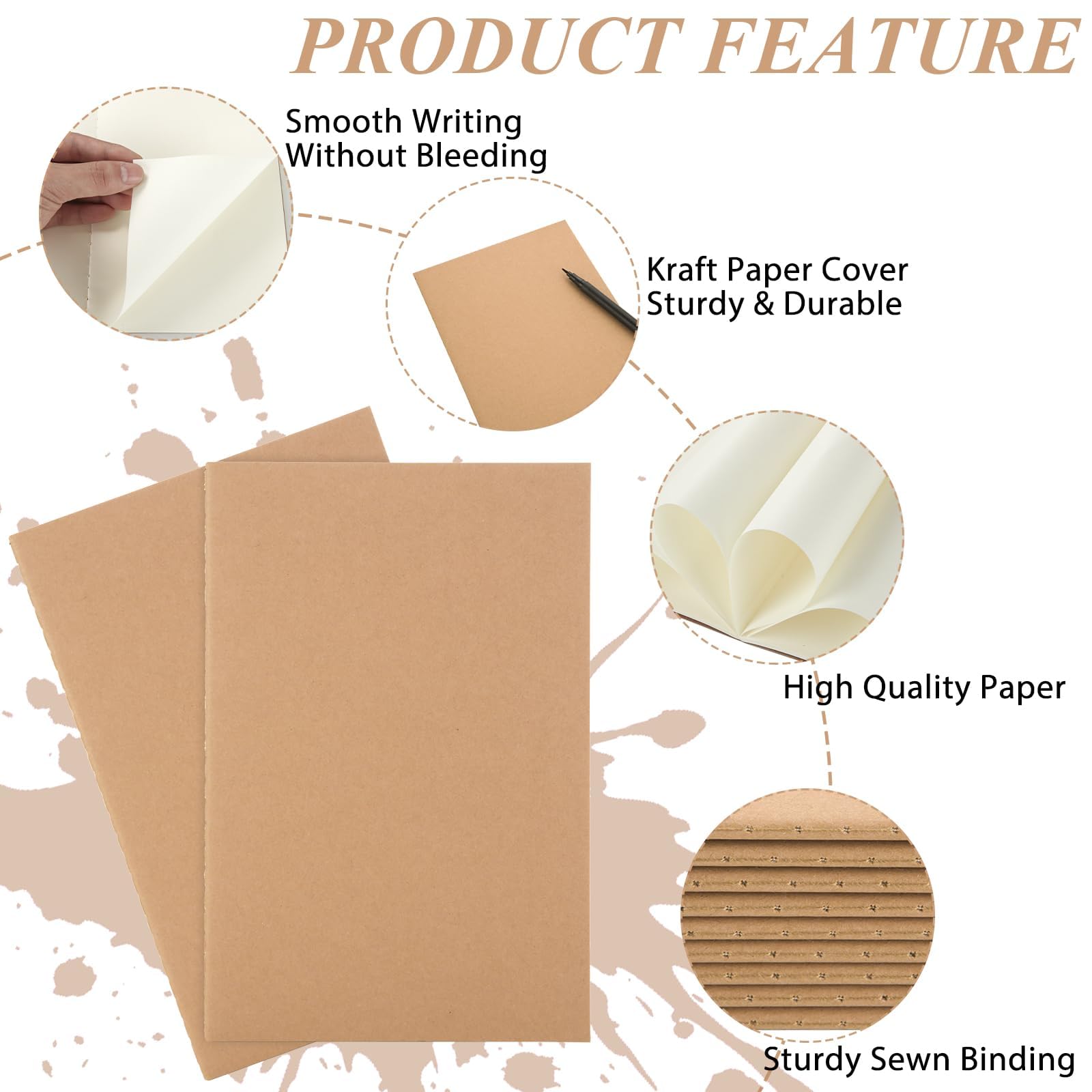 senenqu-kraft-notizbuch-a5-blanko-50er-pack-skizzenbuch image 3