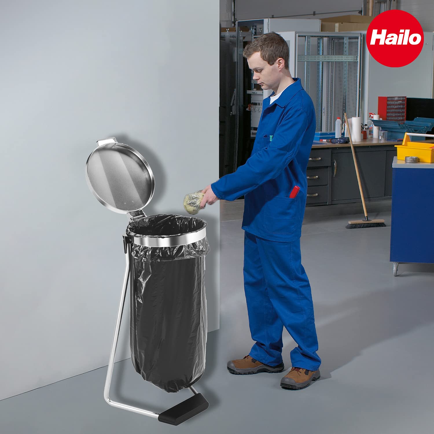hailo-m-lleimer-profiline-mss-xxxl-120l-silber-st-nder image 7