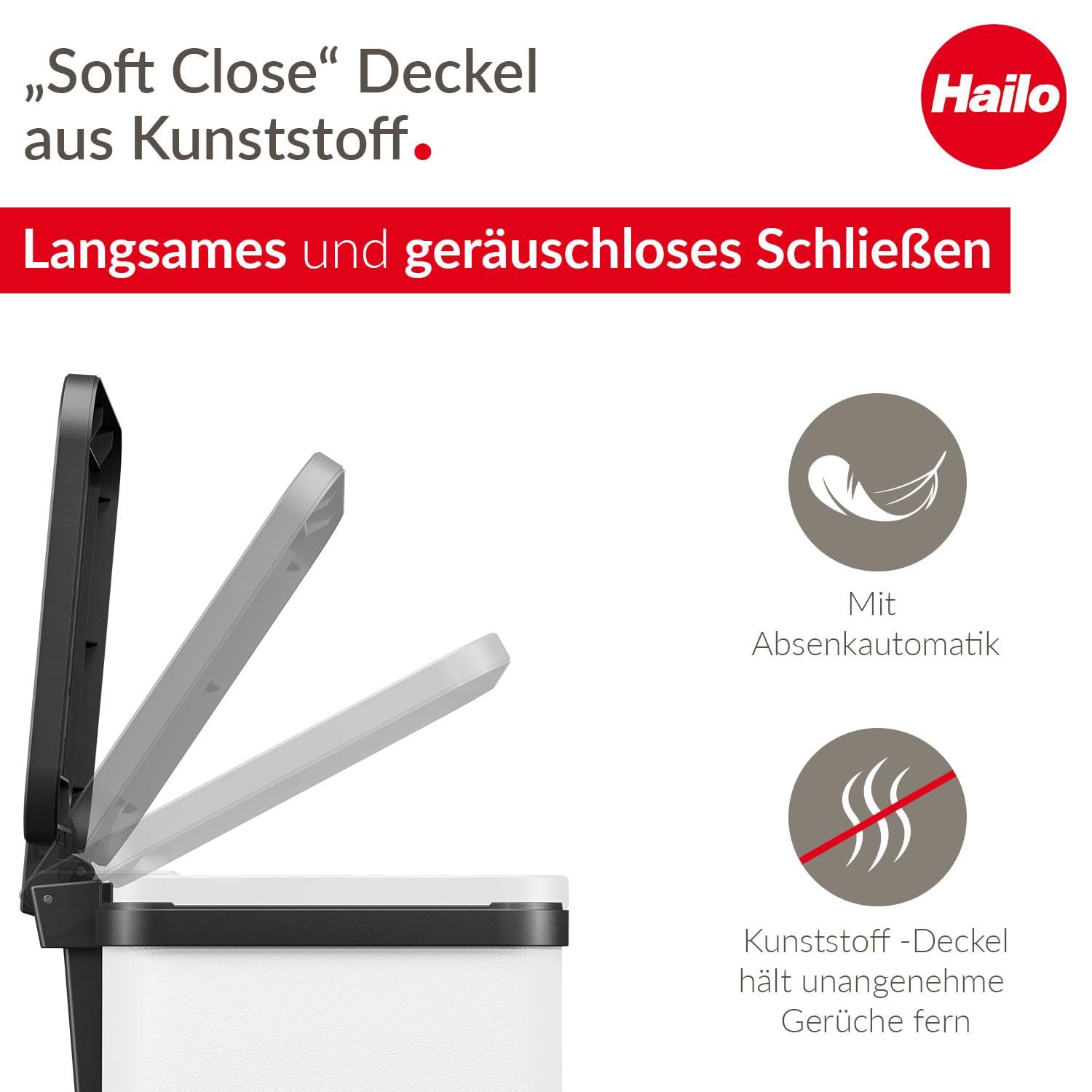 hailo-ko-uno-plus-m-tret-m-lleimer-17l-wei-soft-close image 2