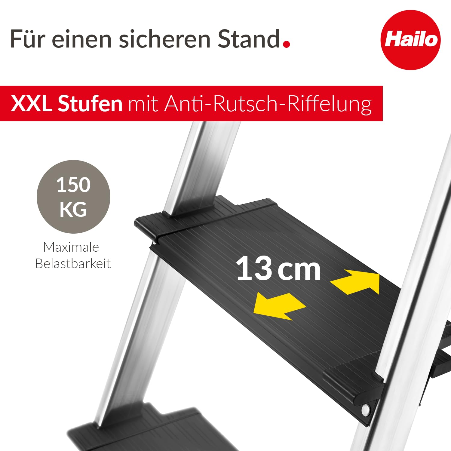 hailo-l100-topline-stehleiter-7-xxl-stufen-halteb-gel image 2