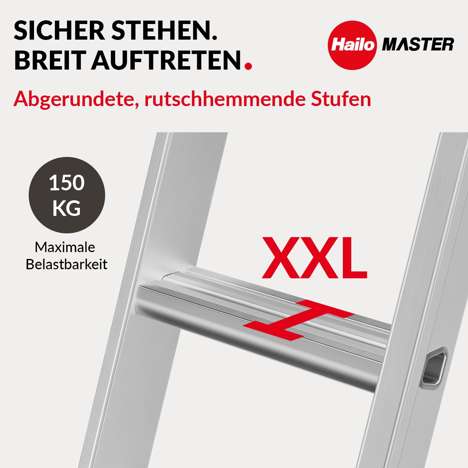 hailo-master-a60-anlegeleiter-alu-18-stufen-150kg-en131 image 2