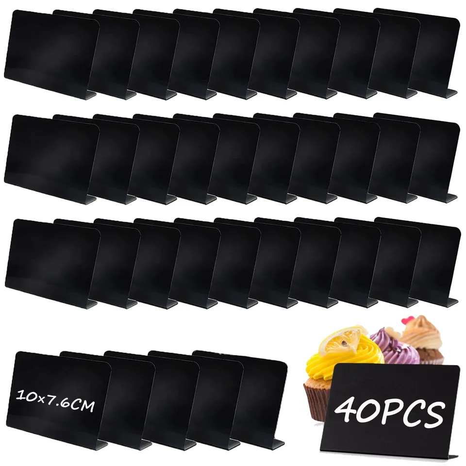 senenqu-kreidetafel-klein-40-stk-10x7cm-l-mini-tafeln image 1