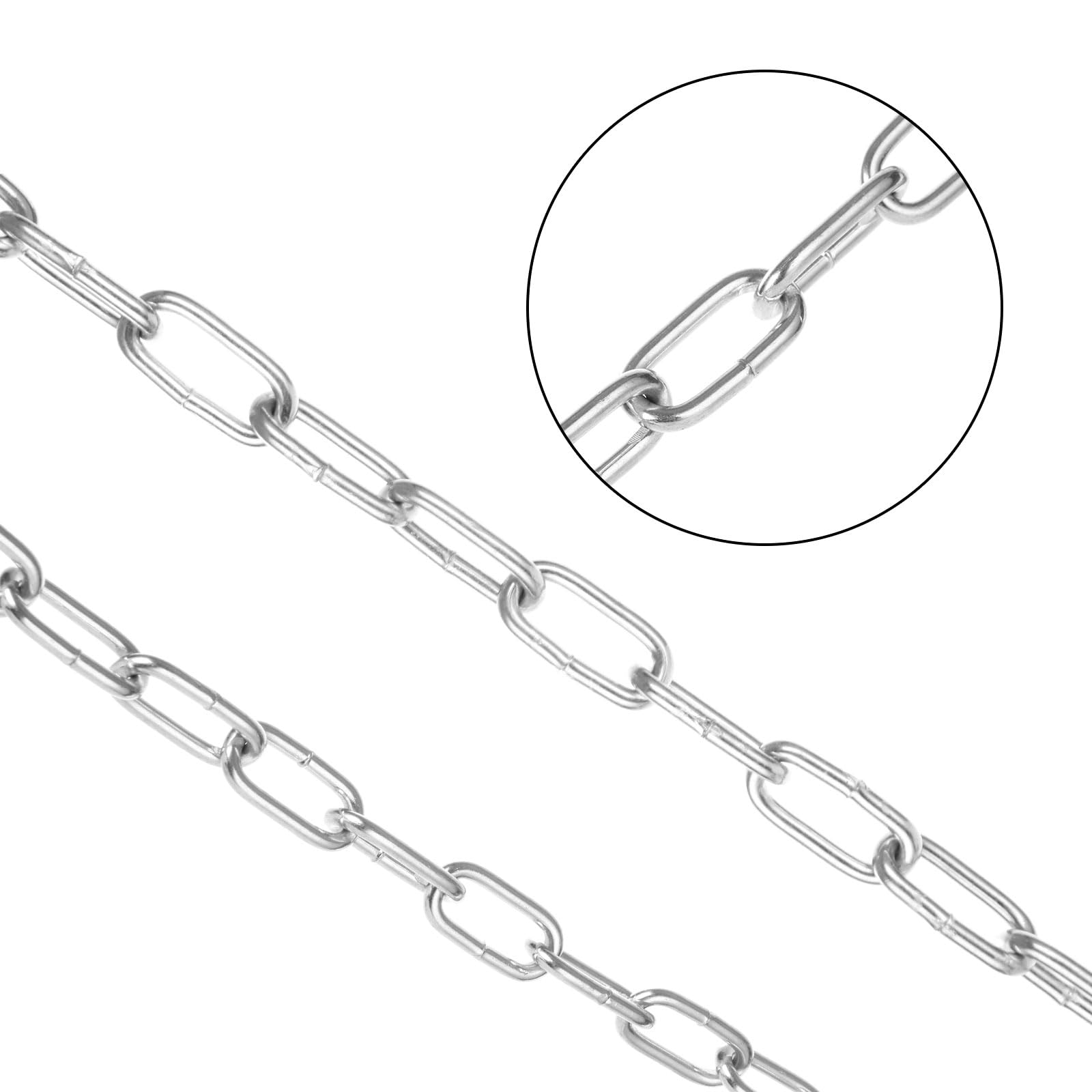 senenqu-stahlkette-10-m-verzinkt-3-mm-2x5-m-gliederkette image 3