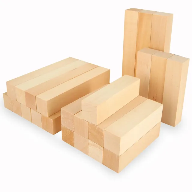 senenqu-basswood-sheets-schnitzholz-24er-set-unbehandelt-weichholz image 1