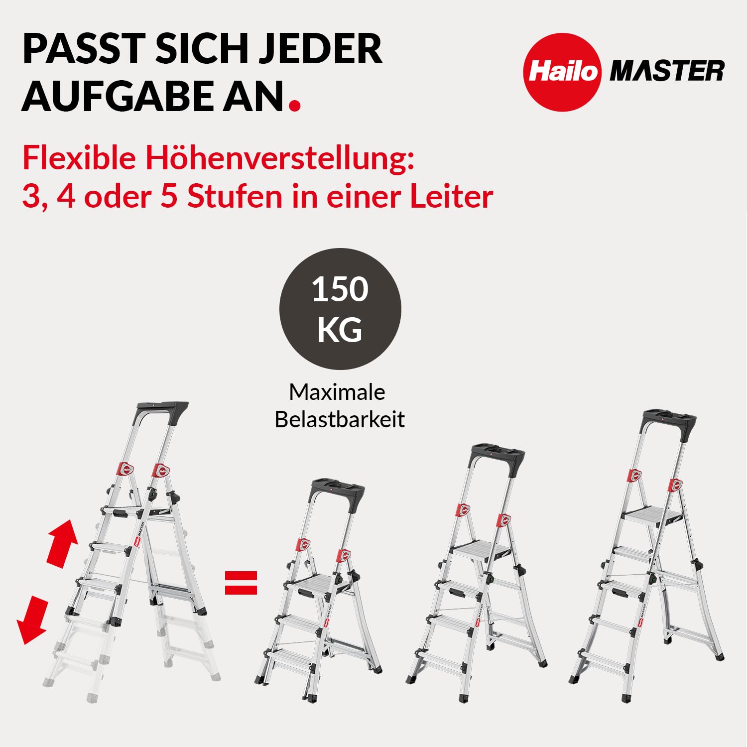 hailo-leitern-master-tl100-teleskopleiter-alu-150kg image 2