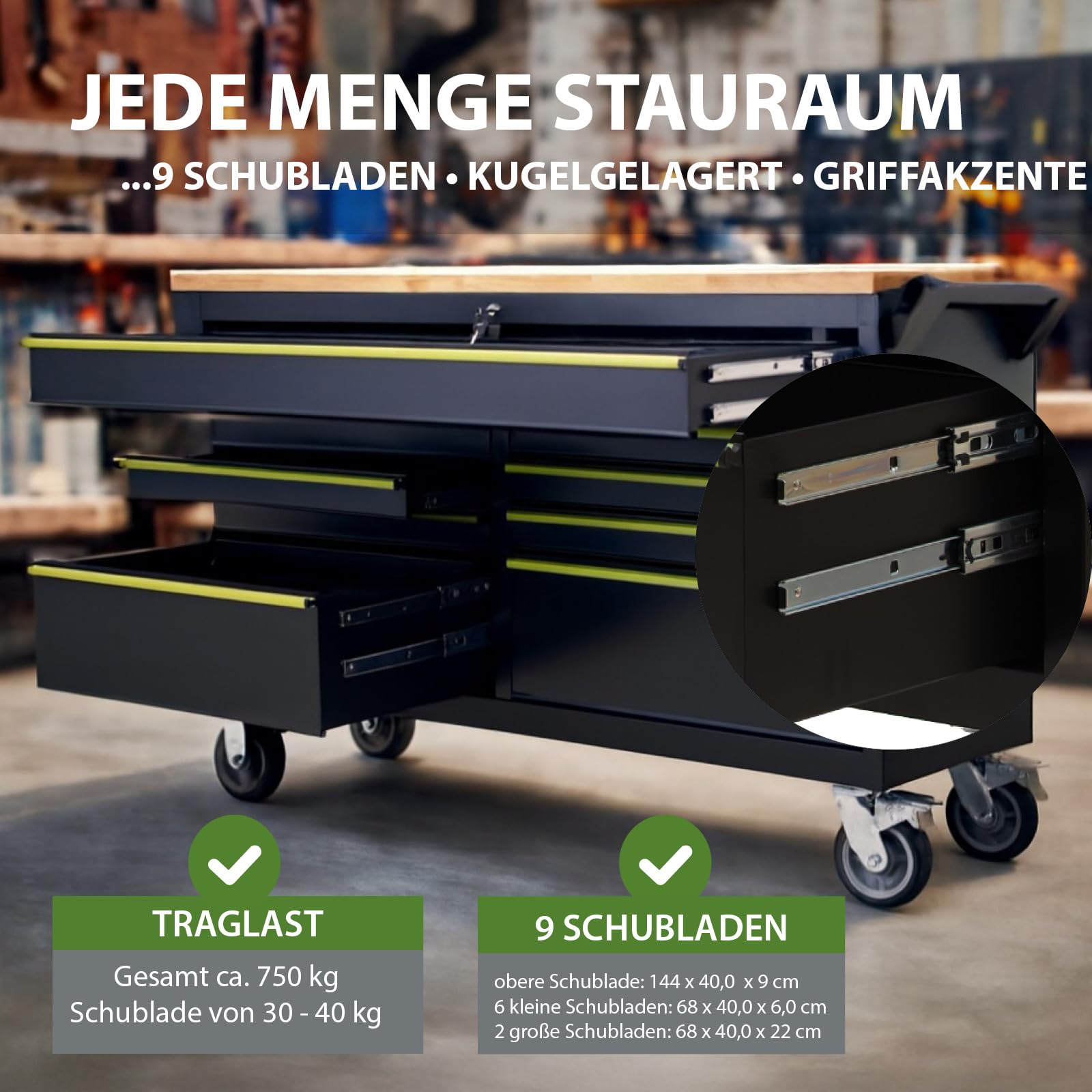 trutzholm-star-xxl-werkstattwagen-unbest-ckt-9-schubladen image 5