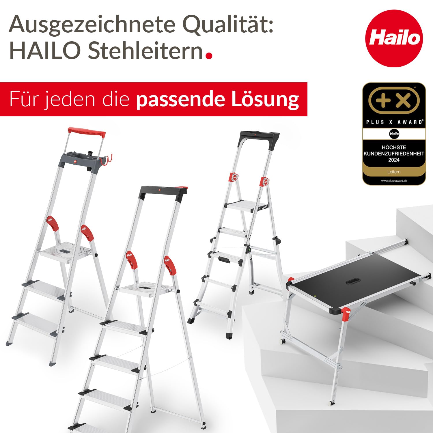 hailo-d60-standardline-bockleiter-2x5-stufen-150kg image 5