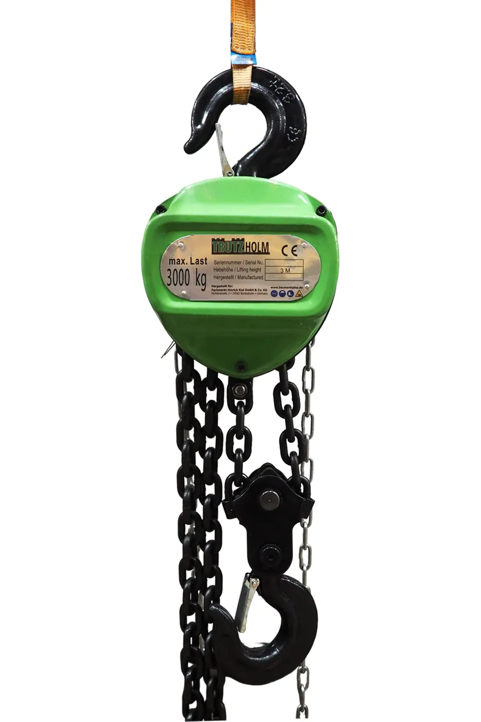 trutzholm-kettenzug-3000kg-3m-flaschenzug-doppelbremse image 1