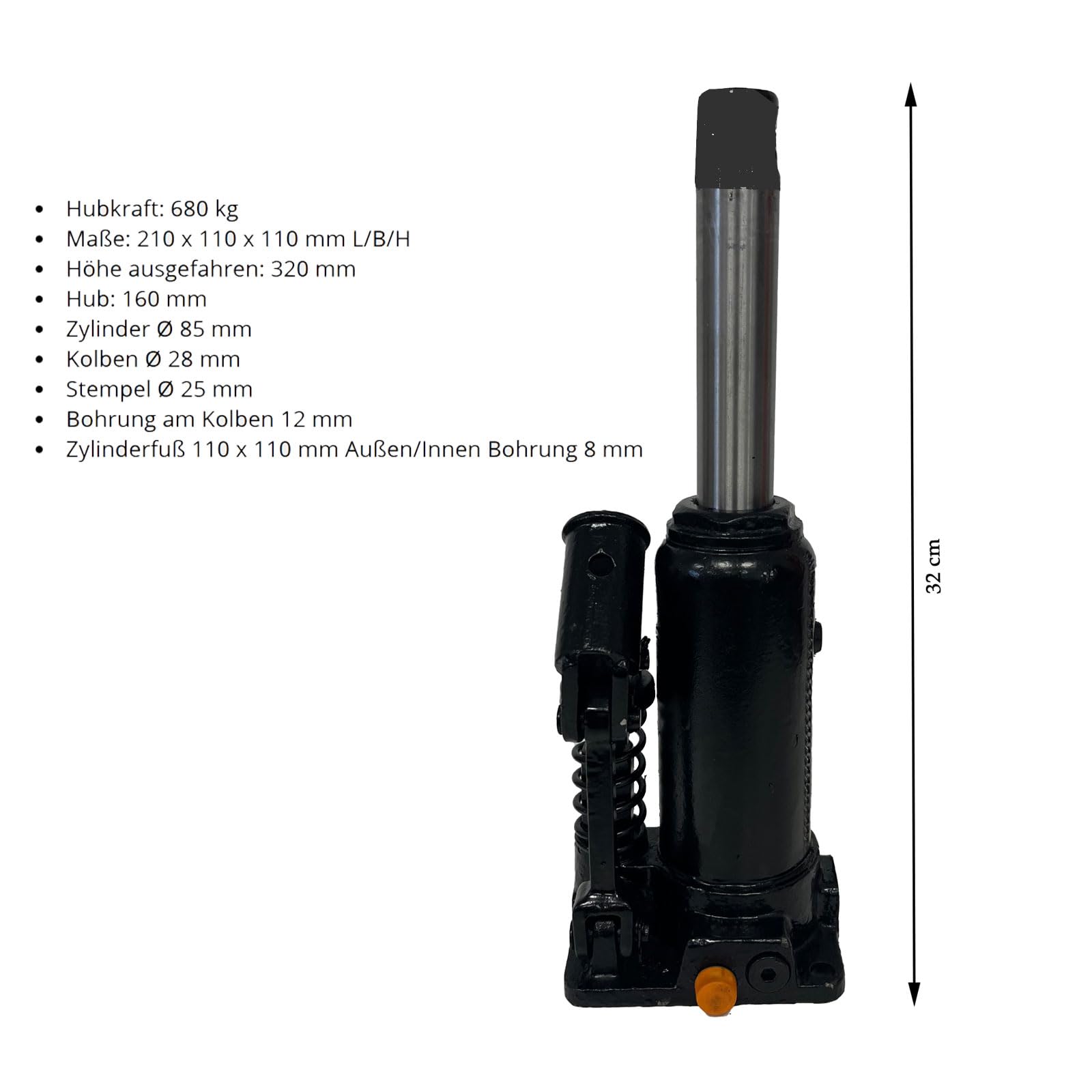 trutzholm-motorradhebeb-hnen-ersatzzylinder-680-kg-sn34269 image 3